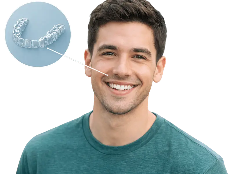 Invisalign clear aligners - discreet teeth straightening