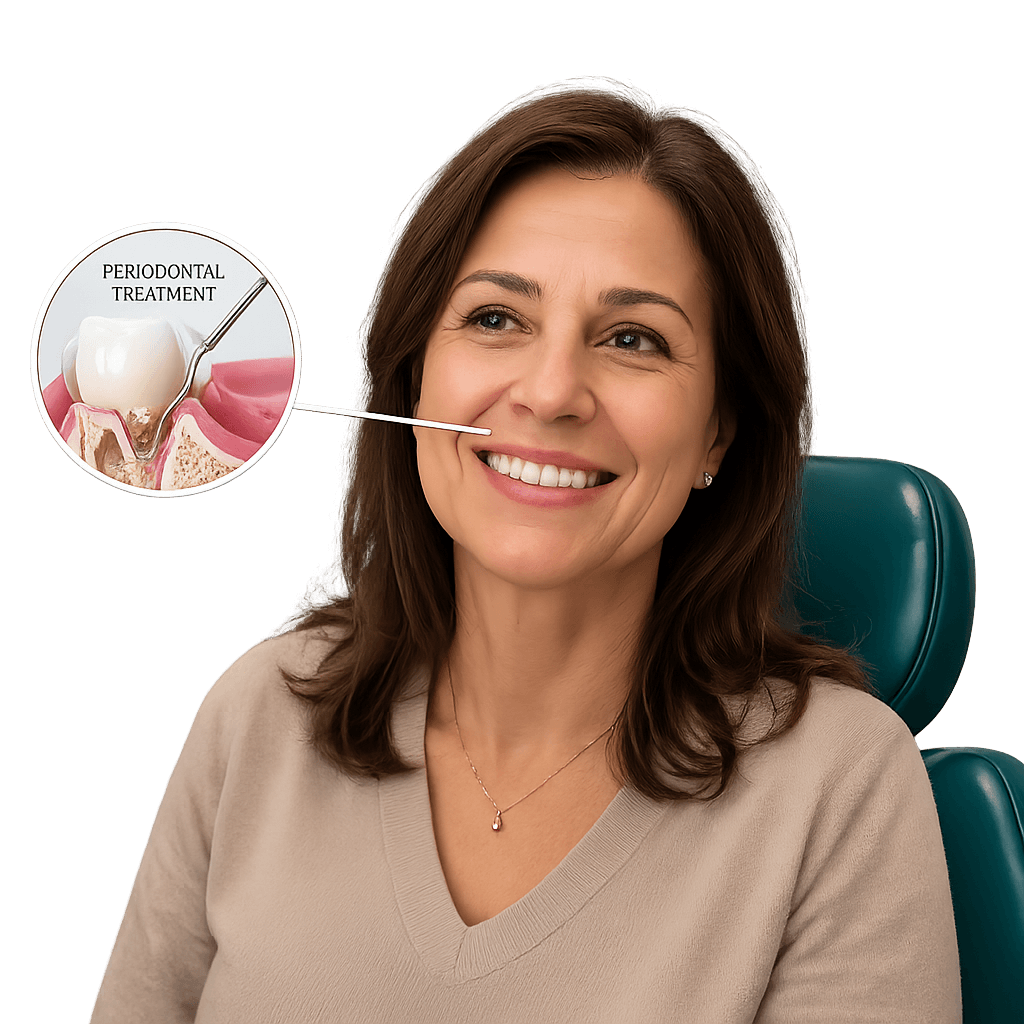 Periodontal treatment at York House Dental Practice in West Byfleet