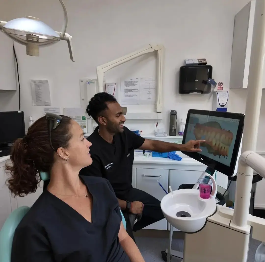 Our expert dental team working in a comfortable clinic
