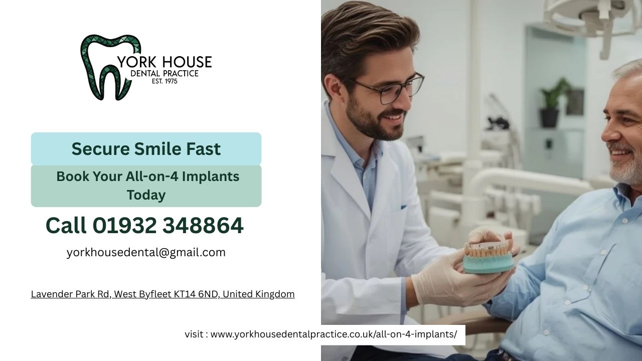 Oral Rehabilitation in West Byfleet 2 2025 December All-on-4 Dental Implants