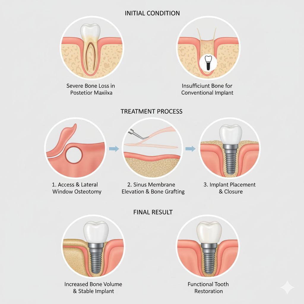 sinus lift in west byfleet